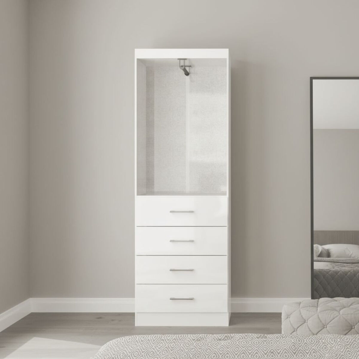 Cl&oacute;set Exit 2 Puertas 4 Cajones Blanco